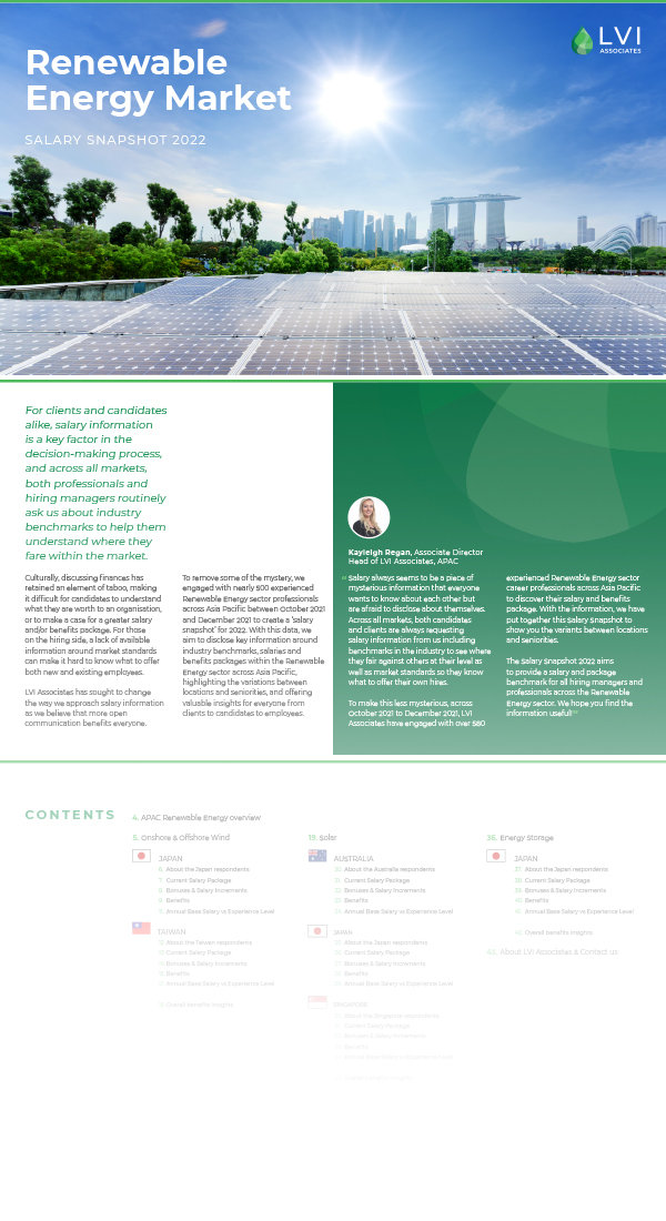 LVI Associates | Renewable Energy Salary Snapshot 2022